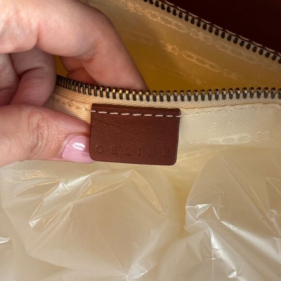 MINT CELINE MACADAM STRAW TOTE - Picture 5 of 7